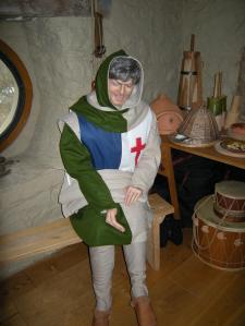 A model archer dressed by our Stitching ladies